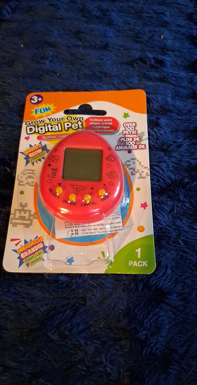 Grow Your Own Digital Pet Electronic Toy - Red